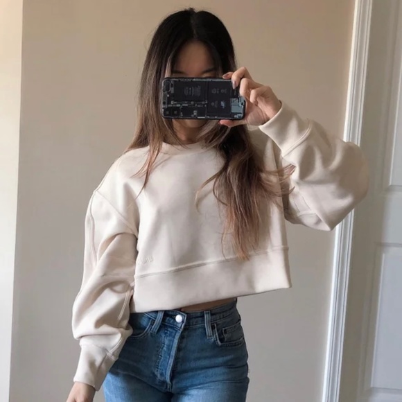 Lululemon Ambitions Crew crop sweater - Picture 1 of 4